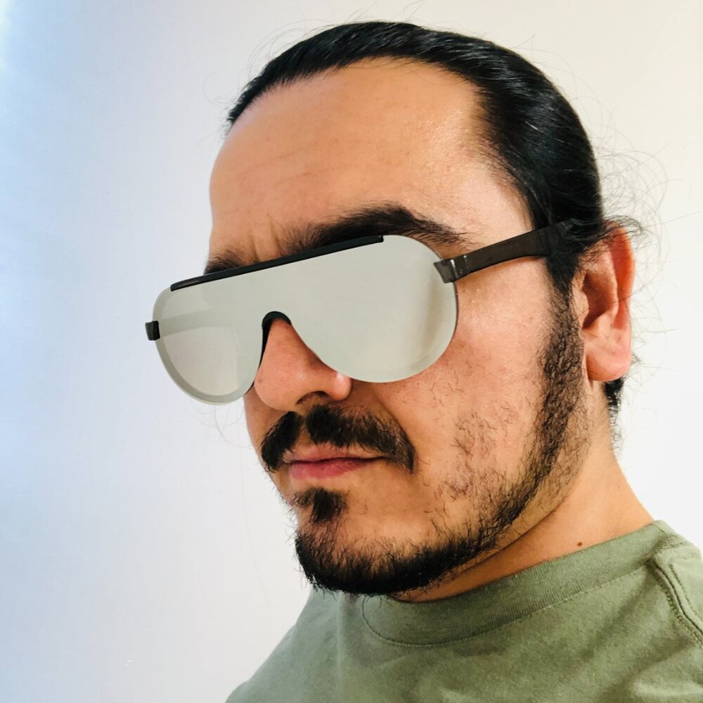 Sport Men Sunglasses Outdoor Silver Mirror Lens Beach Shades Fishing‎ Lentes New